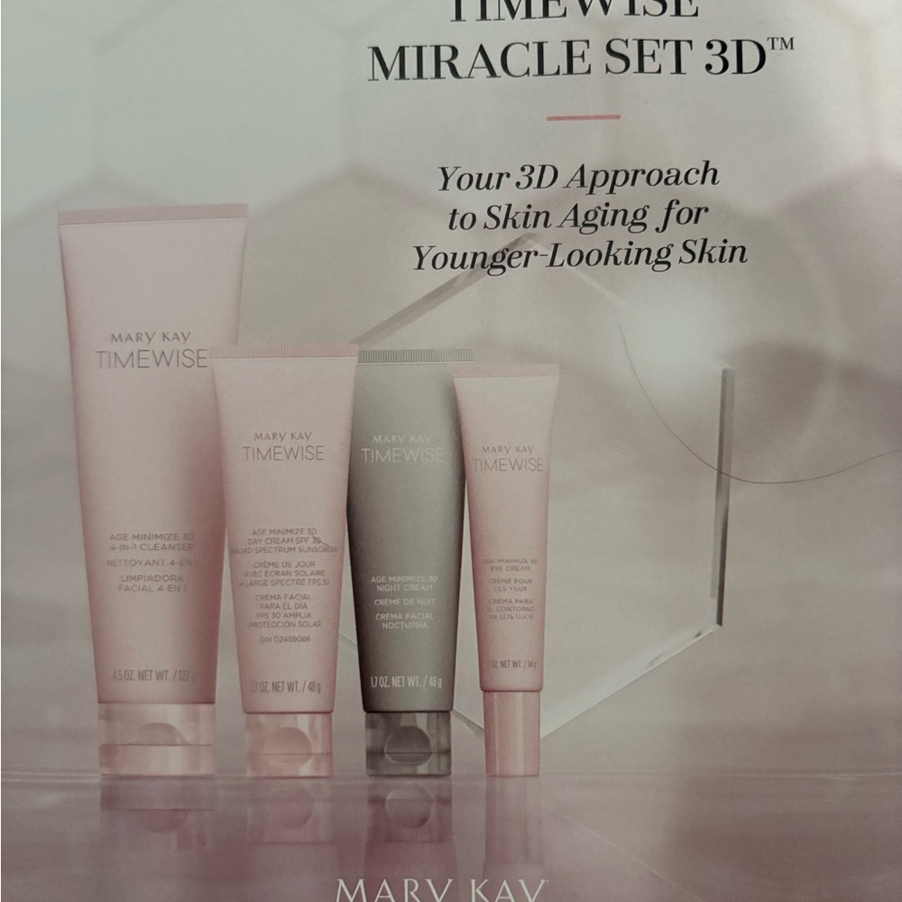 Mary Kay TimeWise Skincare Set - Pink and Gray